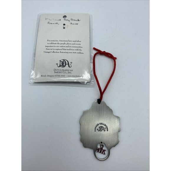 BSA Philmont Scout Ranch 2008 Christmas Ornament Boy Scout Ranch Pewter - Picture 7 of 7